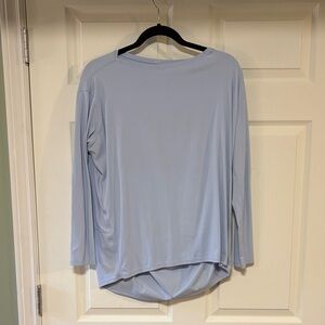 lululemon Light Blue Long-Sleeve Relaxed Top